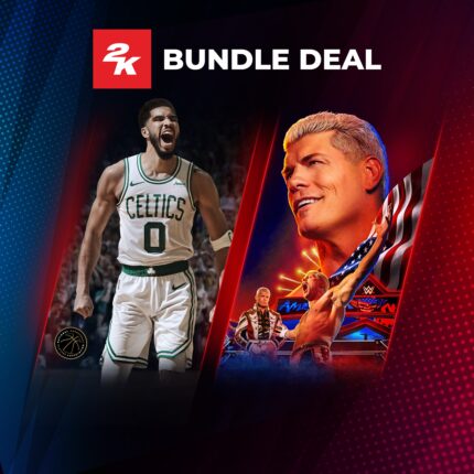 Pacote NBA 2K25 x WWE 2K24
